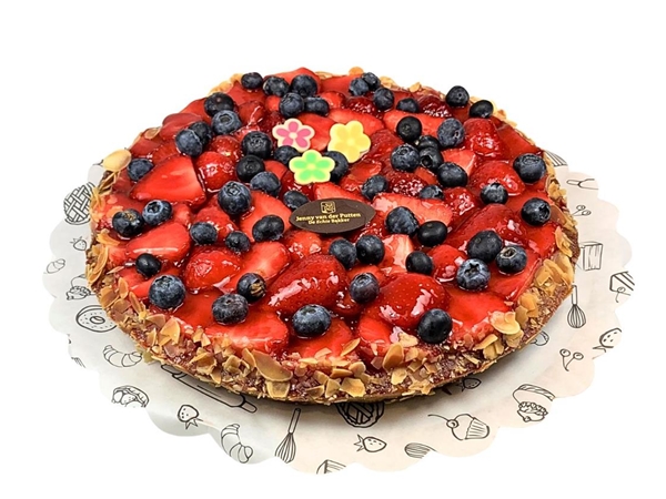 Aardbeienvlaai Blauwe Bes HW