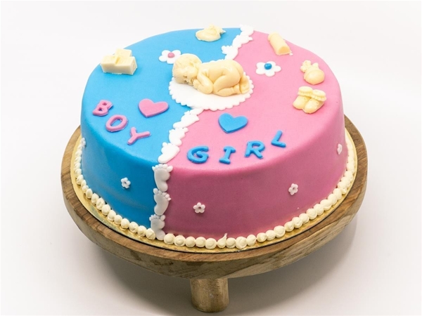 Gender Reveal Taart